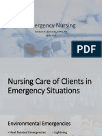 (15) Nursing Care of Clients in Emergency Situation 2