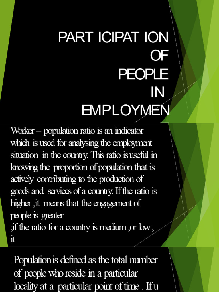 Employment Participation in India | PDF | Workforce | Employment