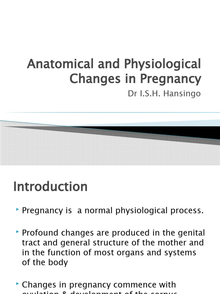 Physiological Changes During Pregnancy | PDF | Kidney | Urinary System