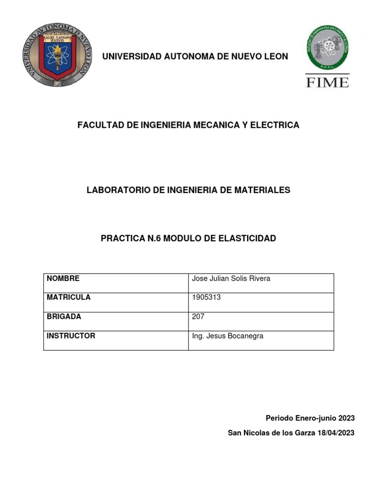 N1 Lab Ing 6 | PDF