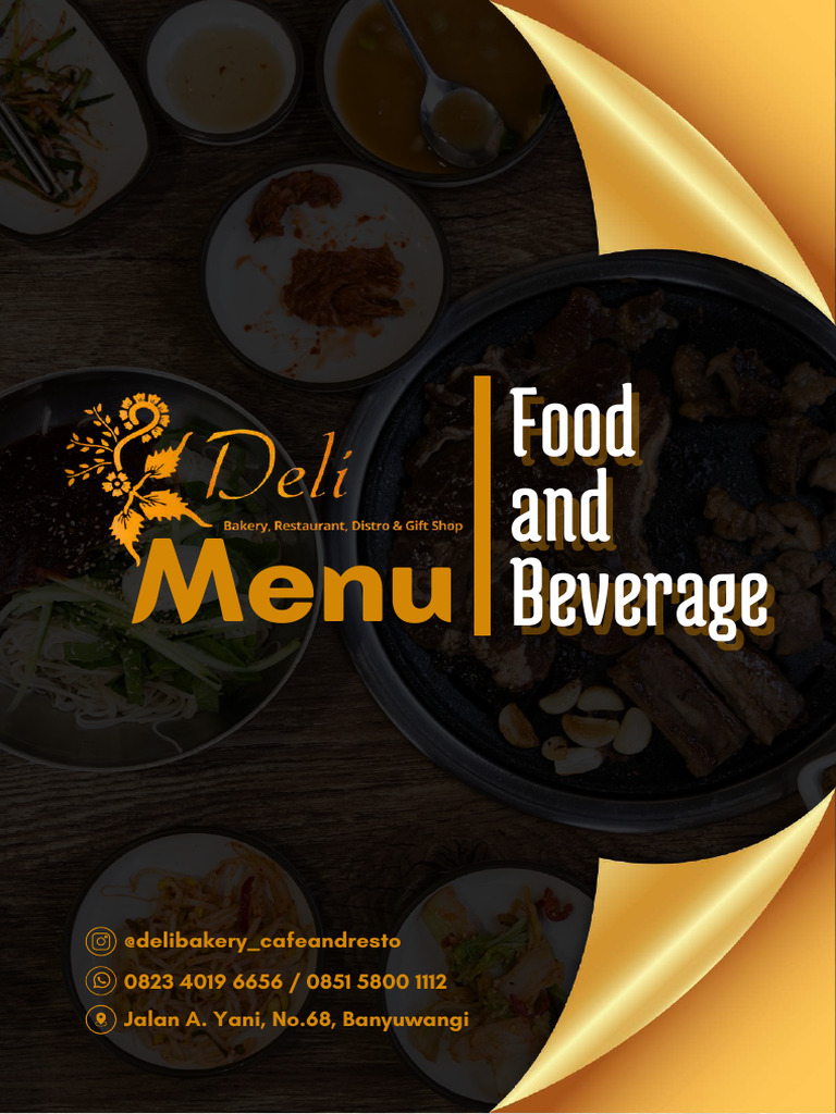 Deli Bakery Cafe Menu Overview | PDF | Indonesian Cuisine | Hamburgers