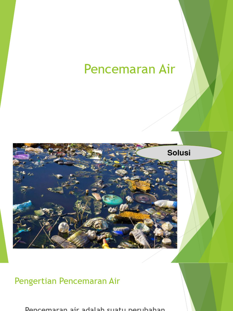 Solusi dan Dampak Pencemaran Air | PDF