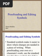 Copy Reading Symbols | PDF | Language Arts & Discipline