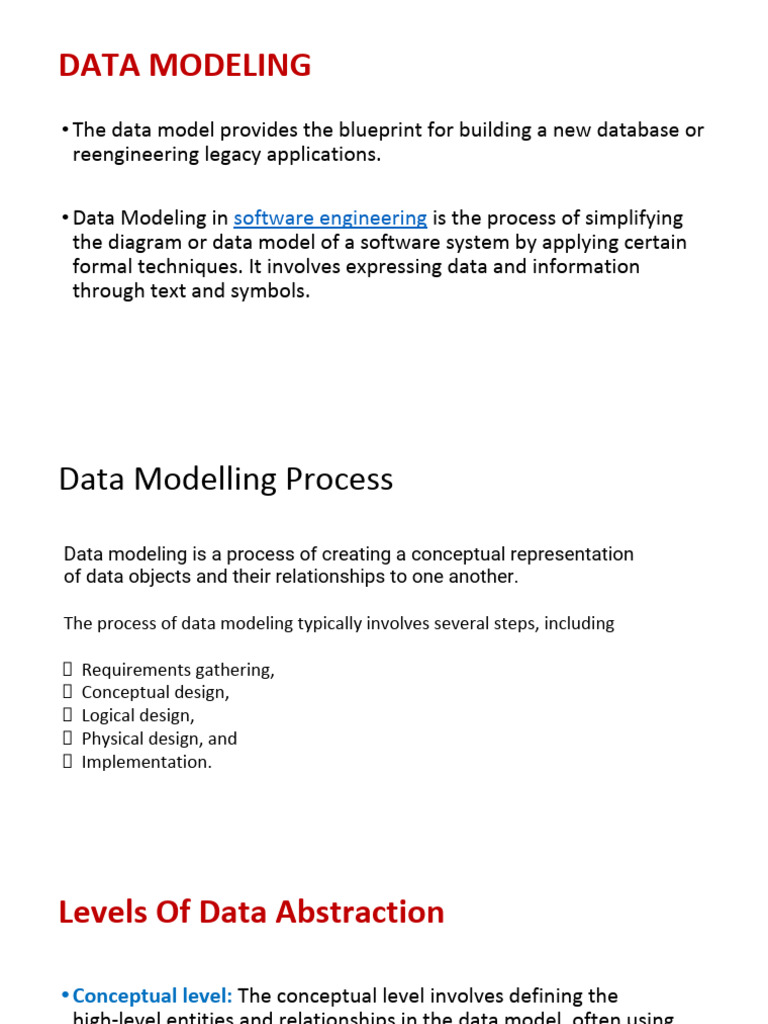 Data modeling software engineering pdf data model conceptual model