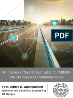 Principles of Signal Estimation For MIMO/ OFDM Wireless Communication