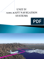 UNIT IV AIRCRAFT NAVIGATION SYSTEMS