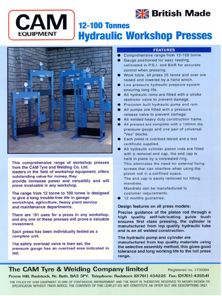 Presses Side 1 To 4 | PDF