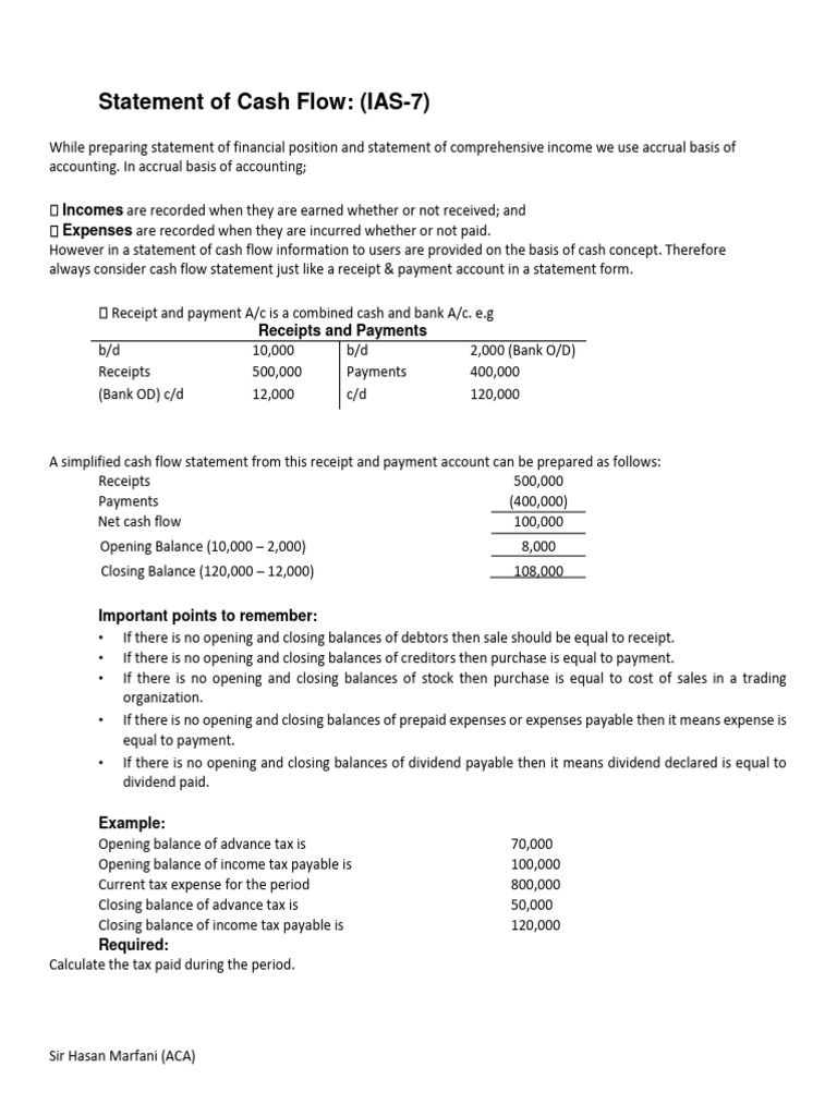 Cash Flow Statement Analysis Guide | PDF | Expense | Book Value