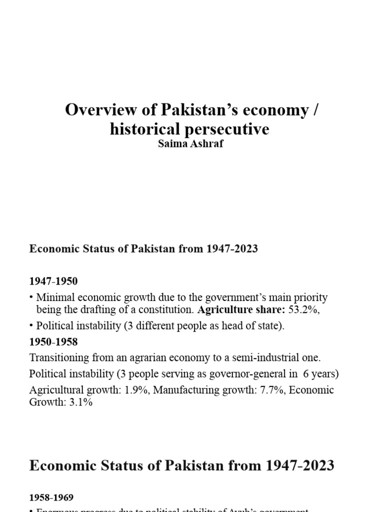 Week 1 25092023 095613am | PDF | Pakistan | Gross Domestic Product