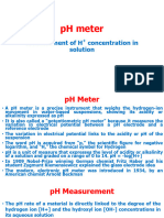 PH Meter: Measurement of H Concentration in Solution