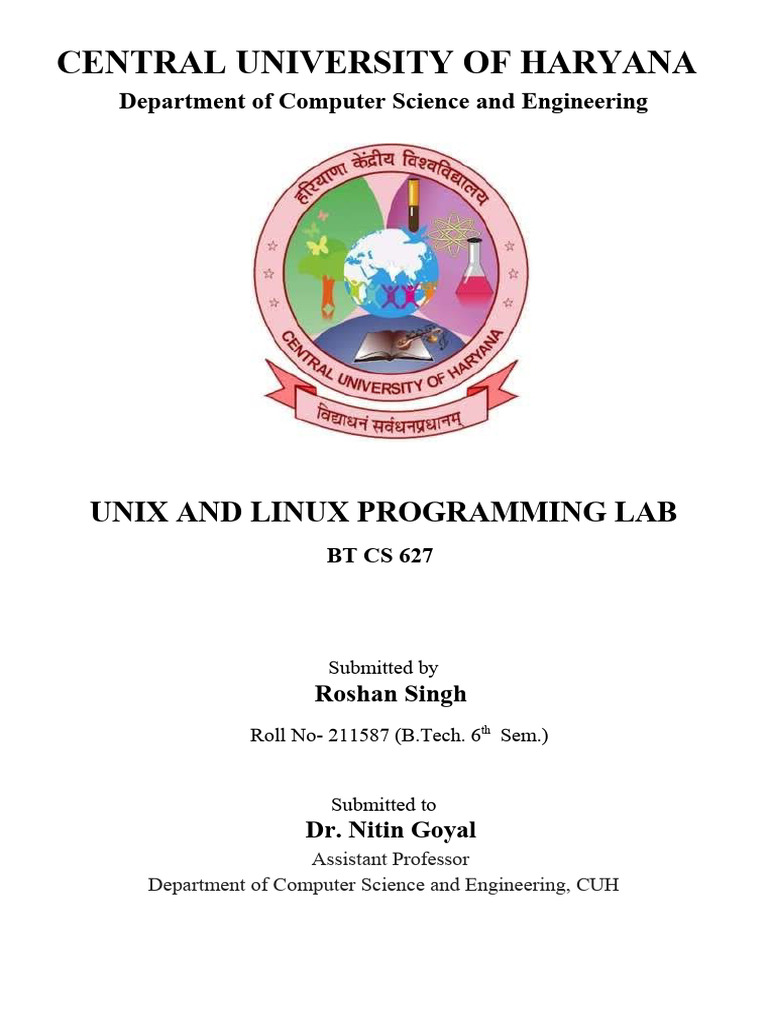 UNIX/Linux Lab Report Submission | PDF | Computers