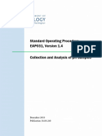 Standard Operating Procedure EAP031, Version 1.4 Collection and Analysis of PH Samples