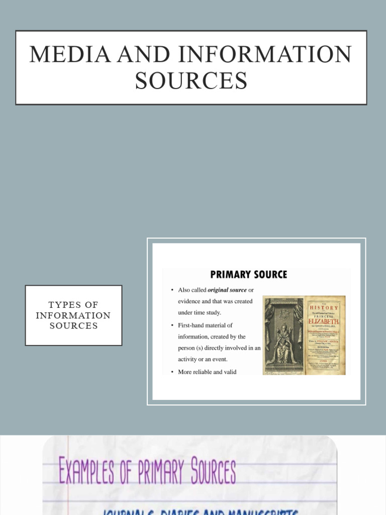 Types of Information Sources Explained | PDF | Internet | Accuracy And ...
