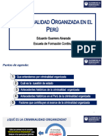 Criminalidad Organizada en Perú (Antecedentes) 