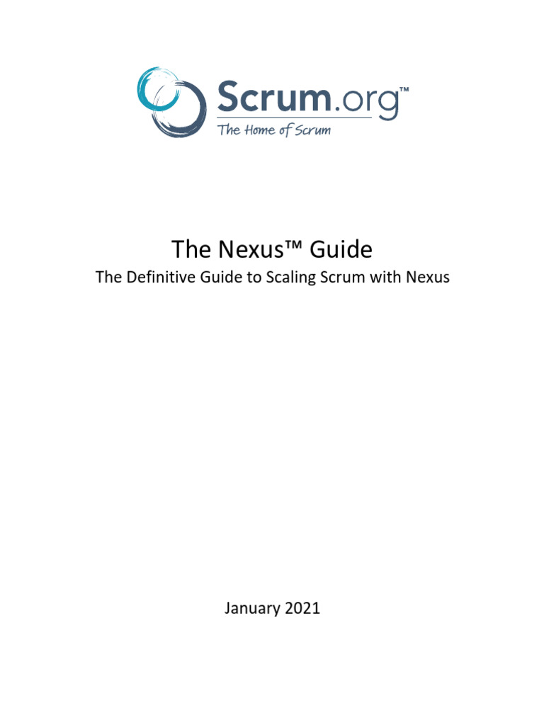 NexusGuide 2021 - 0 With Notes | PDF | Scrum (Software Development ...