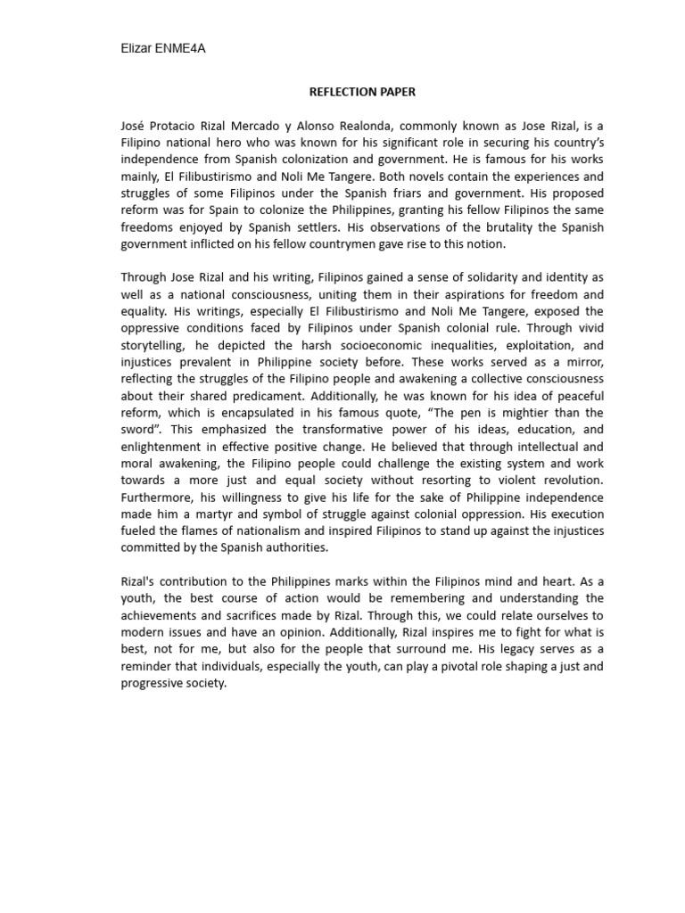 Jose Rizal's Legacy and Impact on Freedom | PDF | Philippines