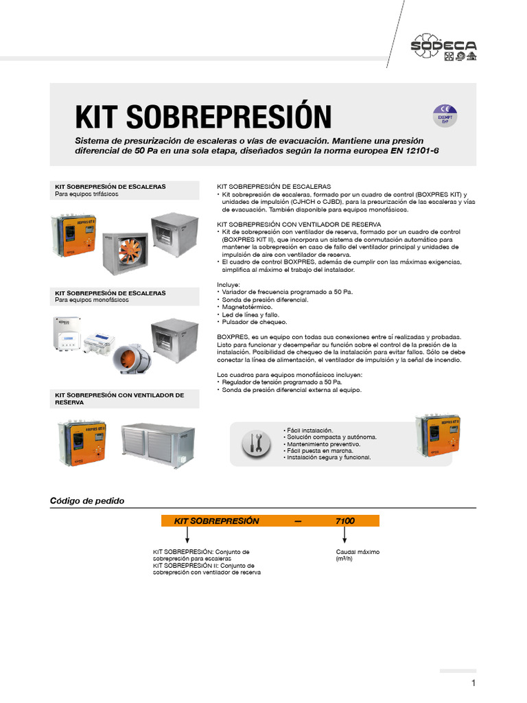 Kit Sobrepresion Es v2 | PDF | Ingenieria Eléctrica