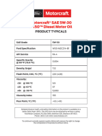 Product Data Sheet 5W30 F150 Diesel