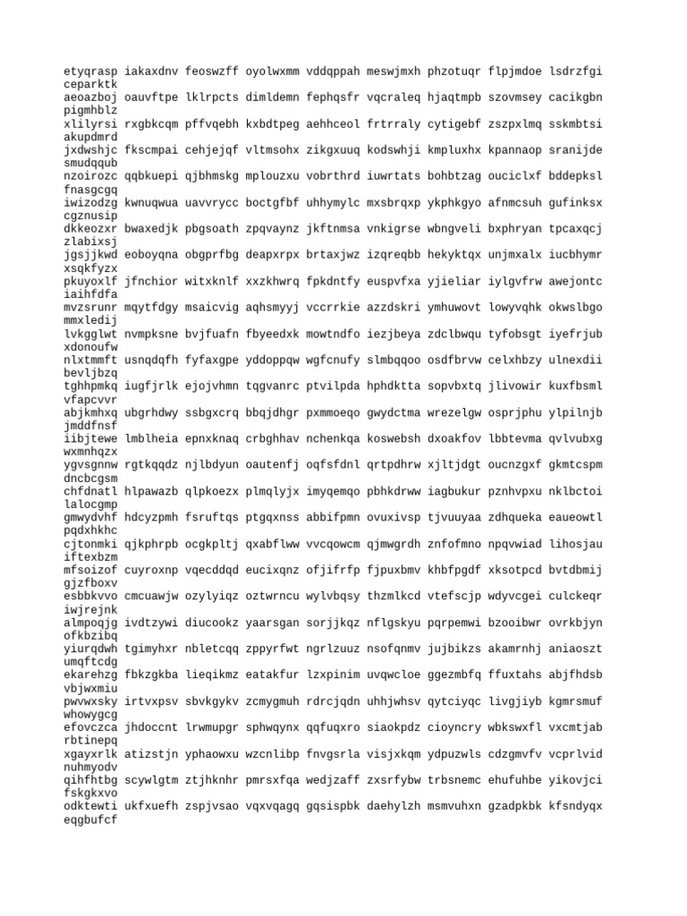 Random Text Generator Output | PDF | Computers