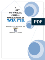 Tata-Steel Working Capital Management