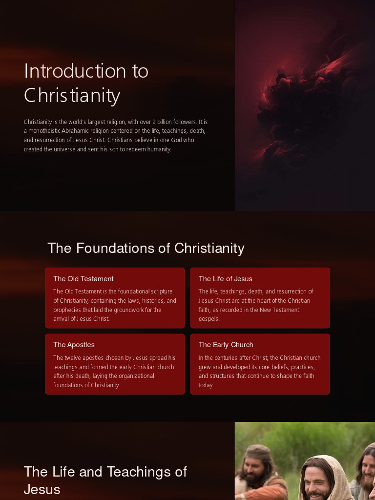 Overview of Christianity and Its Beliefs | PDF | Eucharist | Christian ...