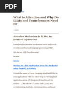 What is Attention and Why Do LLMs and Transformers Need It DataCamp