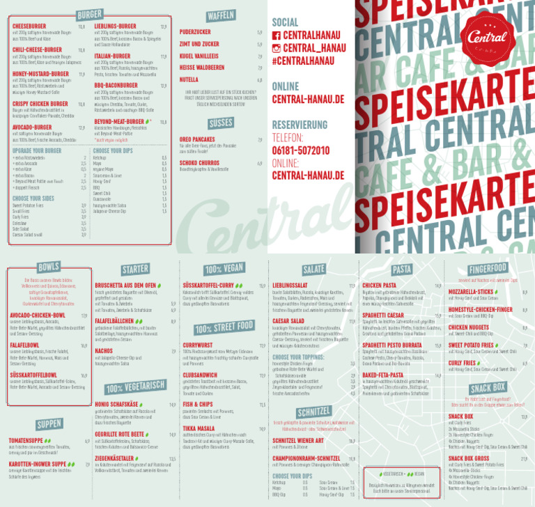 Central Menu 2023 | PDF