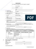 Form Aplikasi Calon Karyawan PT. Infonet Mitra Sejati