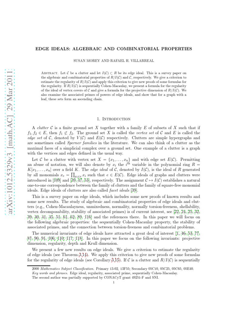 Key Words and Phrases | PDF | Vertex (Graph Theory) | Discrete Mathematics