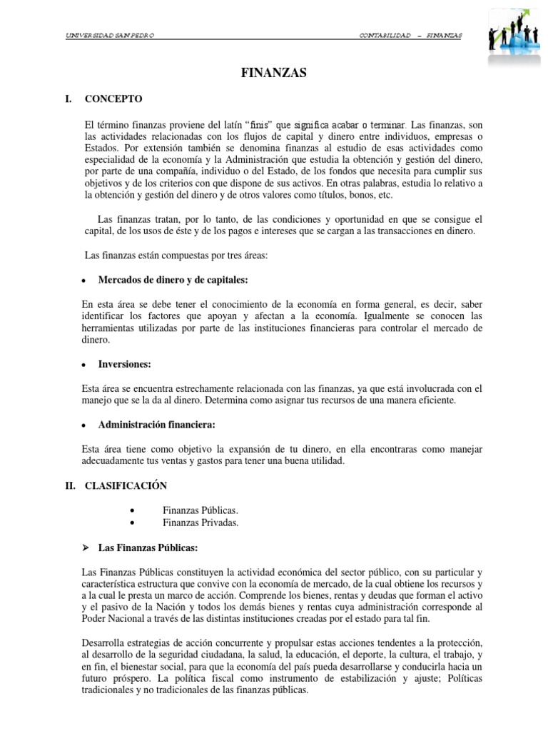 Conceptos Clave de Finanzas y su Importancia | PDF | Contabilidad ...