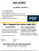 COST AUDIT Revision