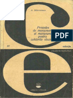Procedee de Mansonare Si Mansoane Pentru Cabluri Electrice de Joasa Tensiune - Adrian Stanculescu (1979)