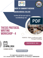 Workshop Flyer 23rd April