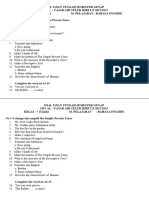 No 1-4 Change Into Negatif The Simple Present Tense