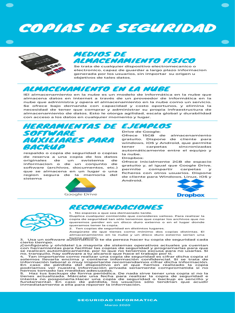 Copias de Seguridad | PDF | Apoyo | Computación en la nube