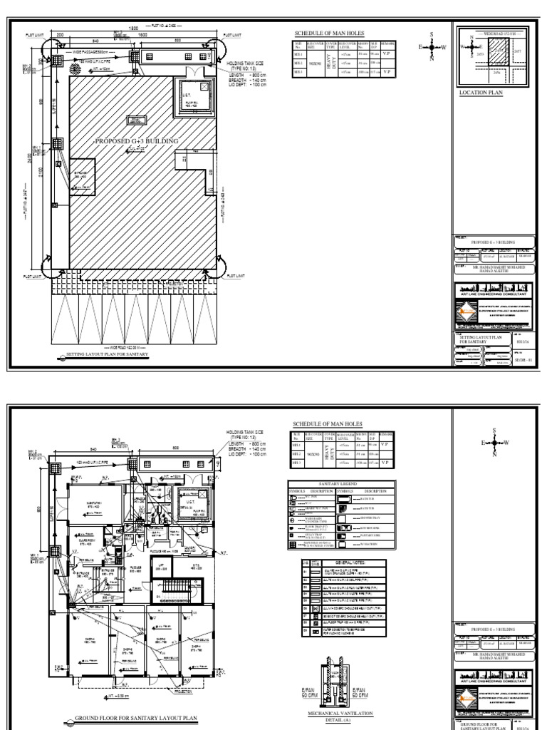 Proposed G+3 Building Layout Plan | PDF | Leisure Activities | Kitchen