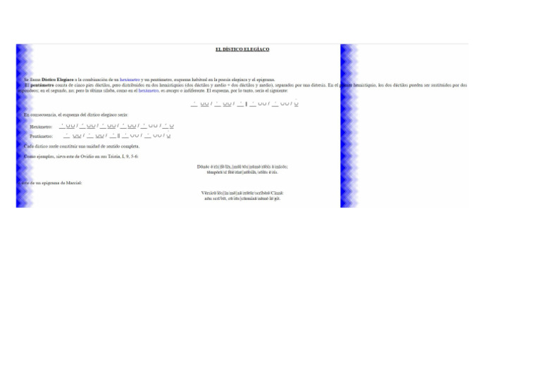 Dístico elegiaco. PDF