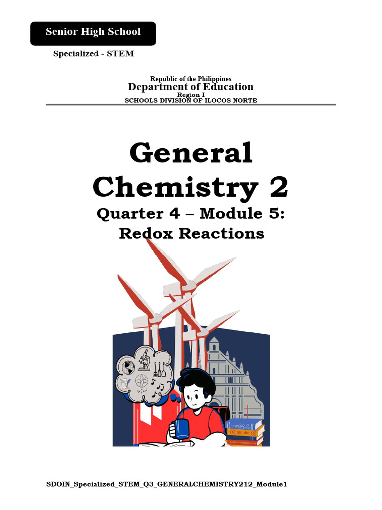 STEM GeneralChem2 Q4 Mod13 W4 Redox-Reactions | PDF | Redox | Chemical ...