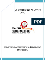 Electrical Workshope Practice