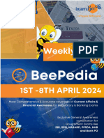 Beepedia Weekly Current Affairs (Beepedia) 1st-8th April 2024