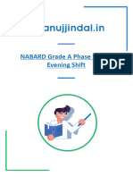 NABARD Phase 1 Evening Shift