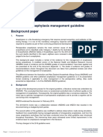 Anaphylaxis Guideline BP 2022