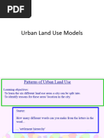 Urban Land Use Teaching Slide