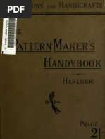 Download THE PATTERN MAKERS HANDYBOOK  PAUL HASLUCK by hbpr9999 SN72947174 doc pdf