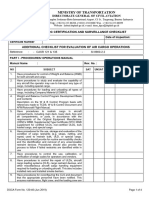 DGCA Form 120-40 Additional Checklist For Evaluation of Air Cargo Operations - June 2019
