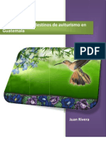 Manual Con Criterios de Mercadeo Para Destinos de Aviturismo en Guatemala