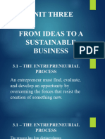 UNIT 3 From Ideas To Business