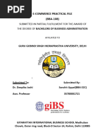 E Commerce Practical File