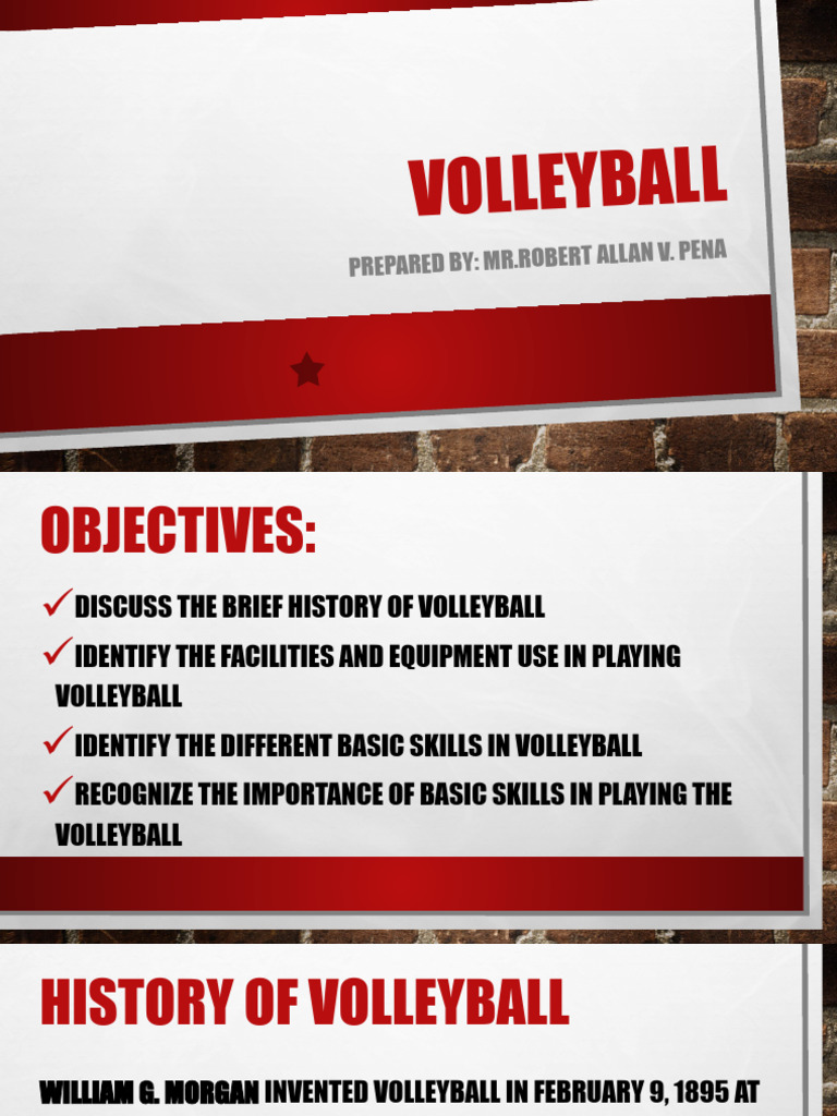 Volleyball Pdf Volleyball Ball Games