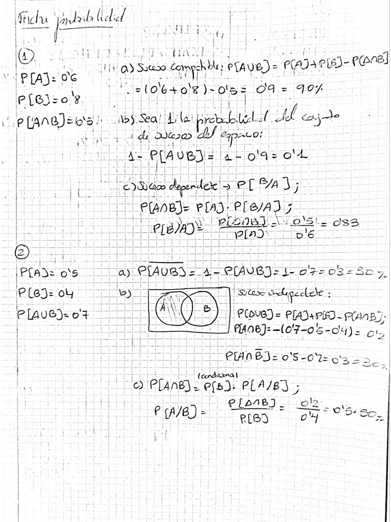 Ficha probabilidad pdf